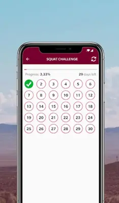 Squat Challenge android App screenshot 2